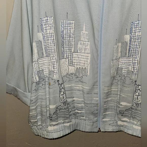 Vintage 1980s City Scape Jacket by Sweet P - Picture 13 of 15